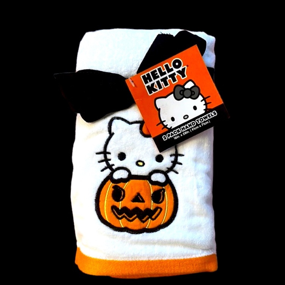 Hello kitty, Halloween Hand Towels
